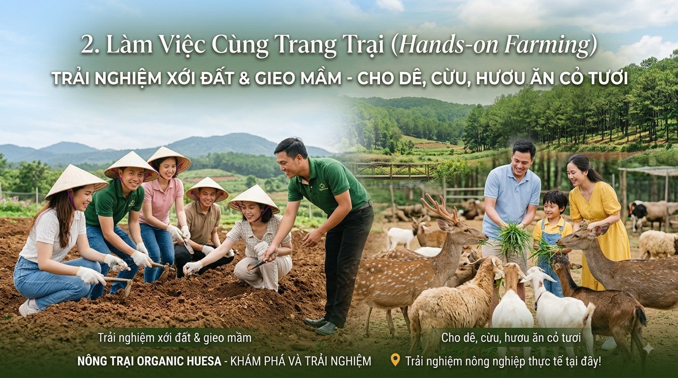 Khu Nuôi Dê, Hươu...