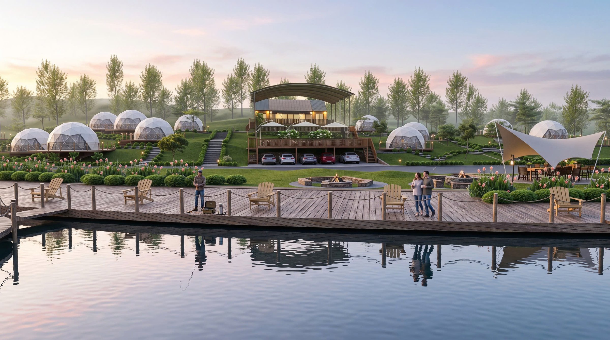 Floating Glamping Lake